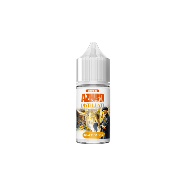 azhad's elixirs black mamba distillati (shot 30) aroma mini shot 10ml tabacco latakia mango mentolo