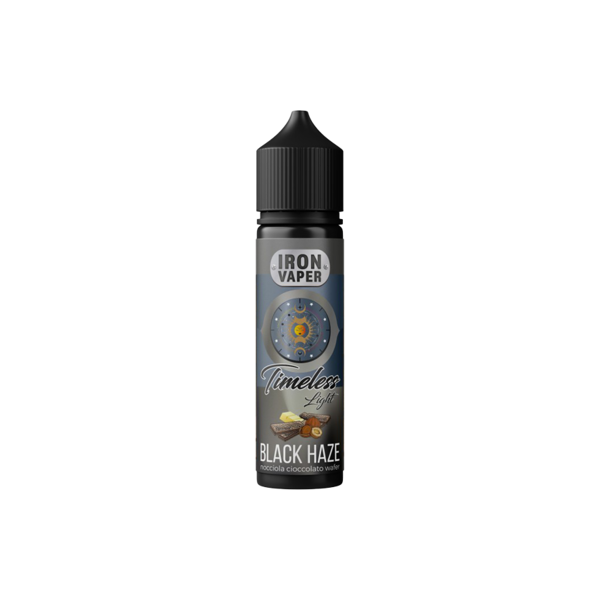 iron vaper black haze liquido shot 20ml wafer cioccolato bianco crema nocciola