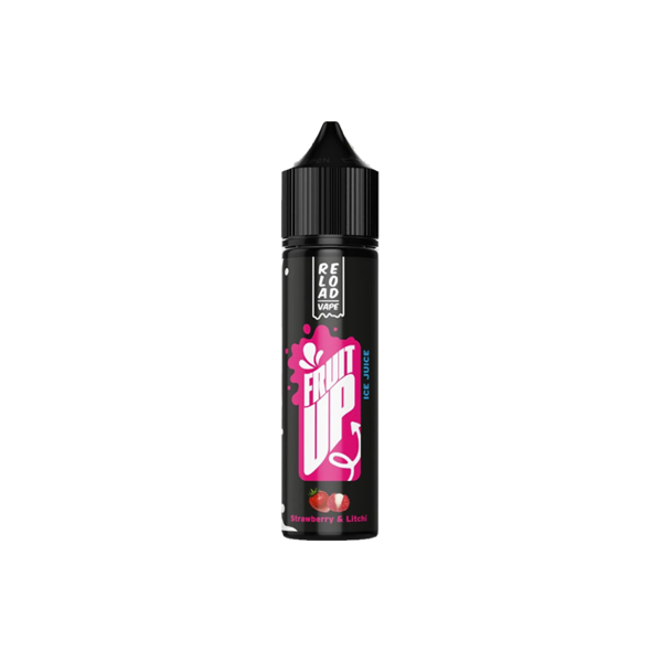 reload vape fruit up strawberry & litchi liquido shot 20ml fragola litchi ice