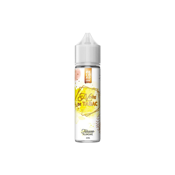 reload vape tabacco plumcake notes de tabac liquido shot 20ml