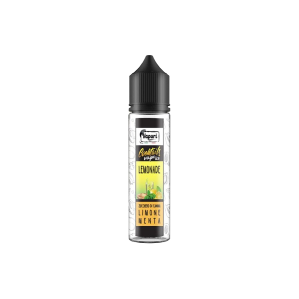 vapurì lemonade cocktails liquido shot 20ml limone menta zucchero canna