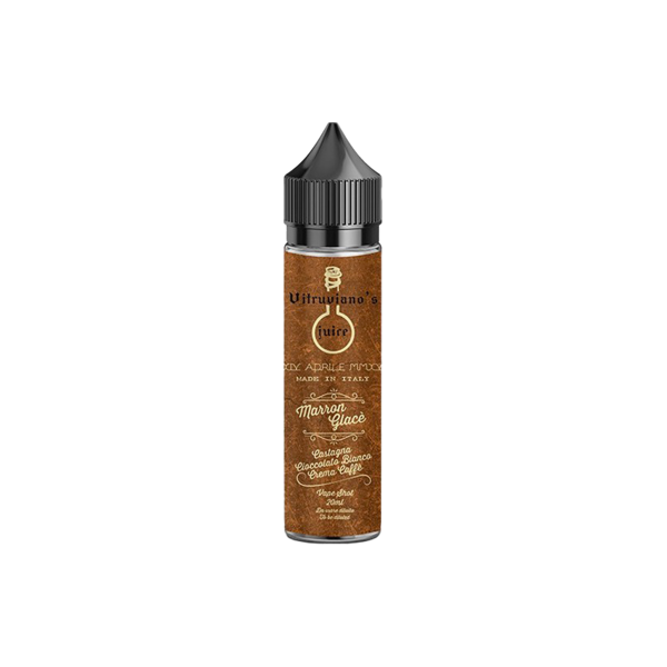 vitruviano's juice marron glacé liquido shot 20ml castagna cioccolato bianco caffè