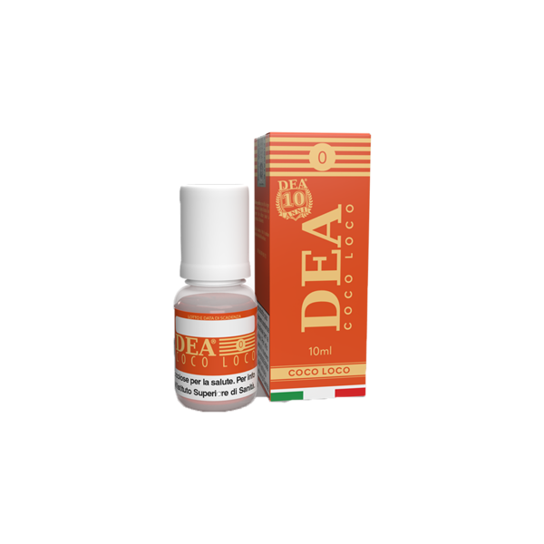 dea flavor coco loco liquido pronto 10ml biscotto cocco