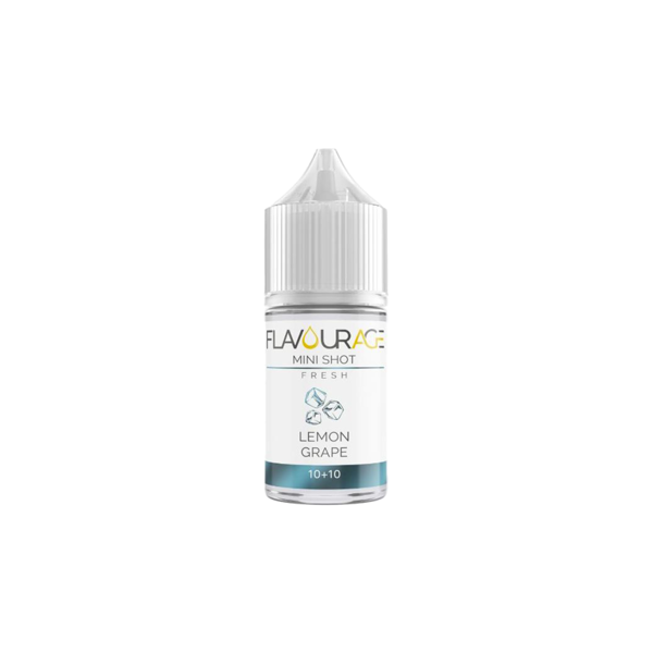 flavourage lemon grape aroma mini shot 10ml uva limone ghiaccio