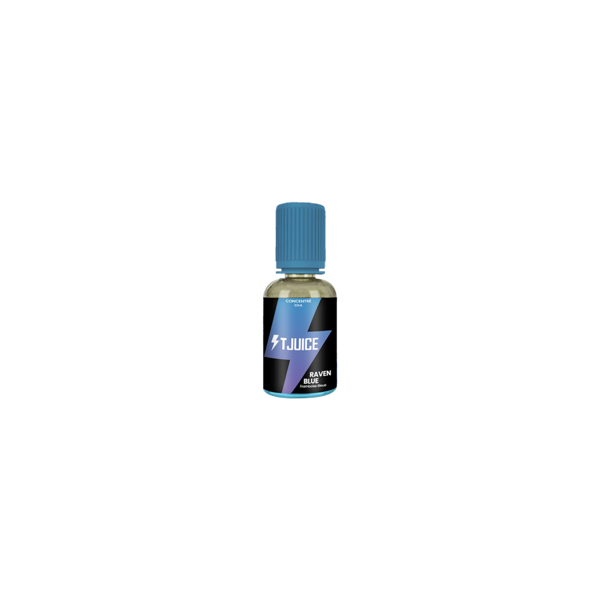 t-juice raven blue aroma concentrato 30ml caramella lampone blu mora
