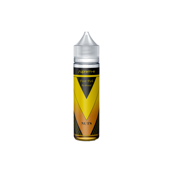 suprem-e first pick re-brand nuts liquido shot 20ml tabacco virginia arachidi caramello salato