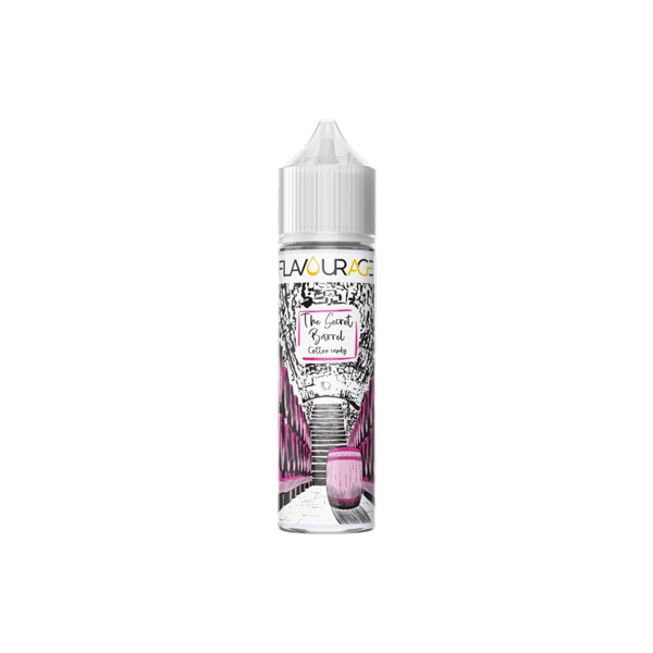 flavourage the secret barrel cotton candy liquido shot 20ml tabacco ry4 butterscotch zucchero filato