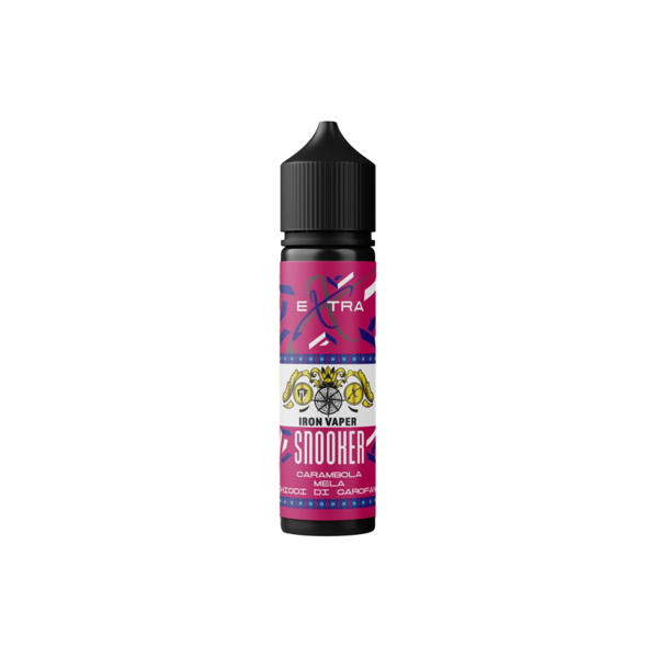 iron vaper snooker extra liquido shot 20ml carambola mela chiodi di garofano