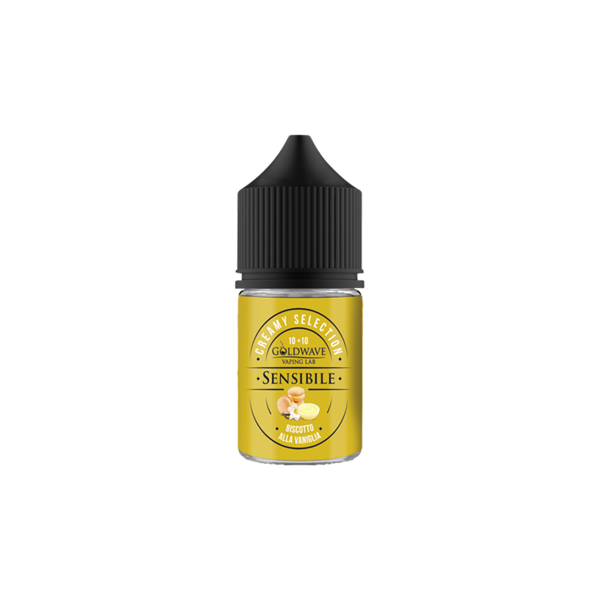 goldwave sensibile aroma mini shot 10ml biscotto crema vaniglia