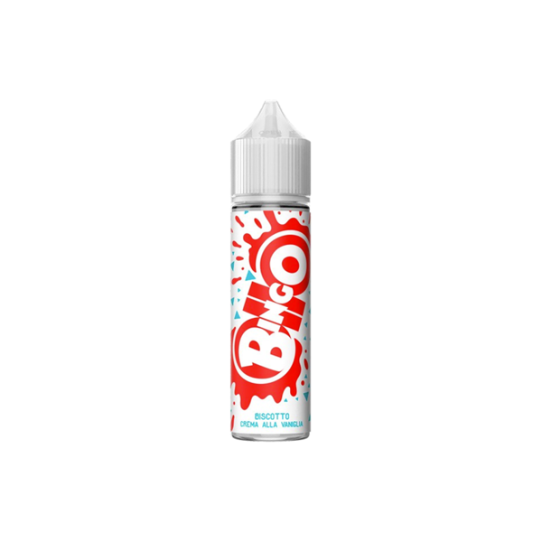 reload vape bingo white liquido shot 20ml biscotto crema vaniglia