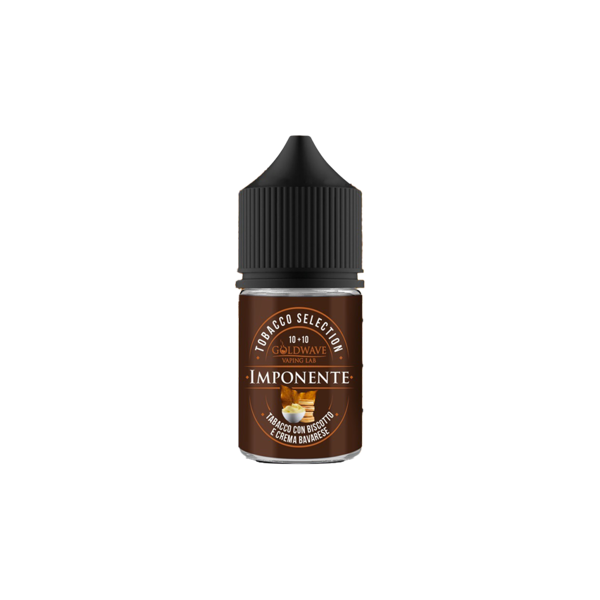 goldwave imponente aroma mini shot 10ml tabacco biscotto crema bavarese