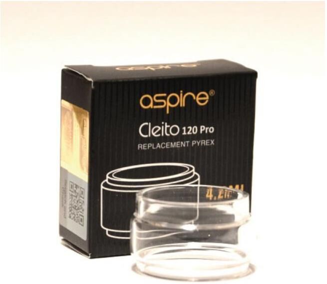 aspire vetro tube di ricambio per atomizzatore cleito 120 pro