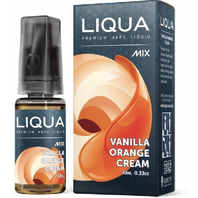 liqua vanilla orange cream liquido pronto 10ml arancia crema burro vaniglia