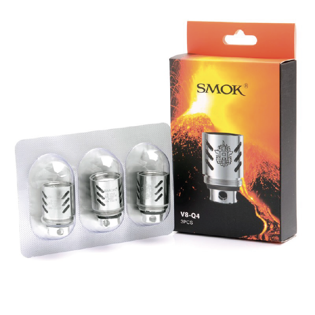 smok v8-q4 resistenza head coil per atomizzatore tfv8 cloud beast - 3 pezzi