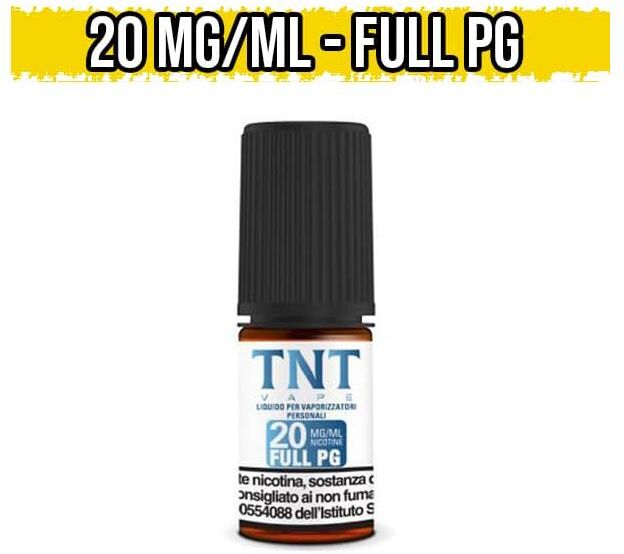 tnt vape nicotina full pg 20mg/ml base neutra nicobooster 10ml