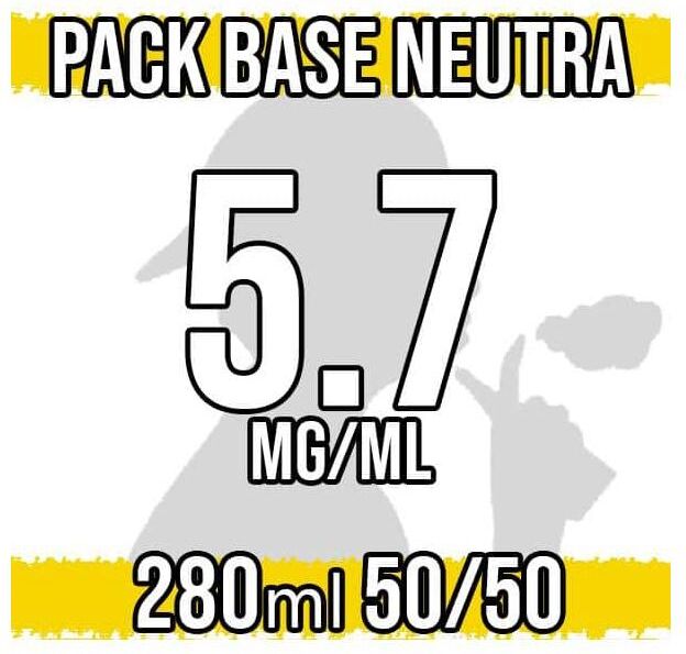 brand vari base neutra 50vg 50pg con nicotina 5,7 mg/ml - 280ml