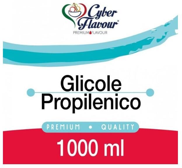 cyber flavour glicole propilenico 1 litro full pg