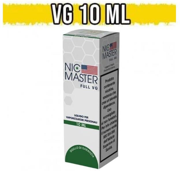 nic master nicotina full vg 10ml