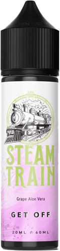 steam train get off liquido shot 20ml aloe uva