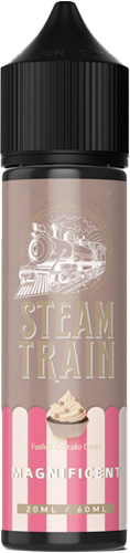 steam train magnificent liquido shot 20ml cupcake crema