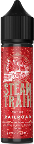 steam train railroad liquido shot 20ml cola lime