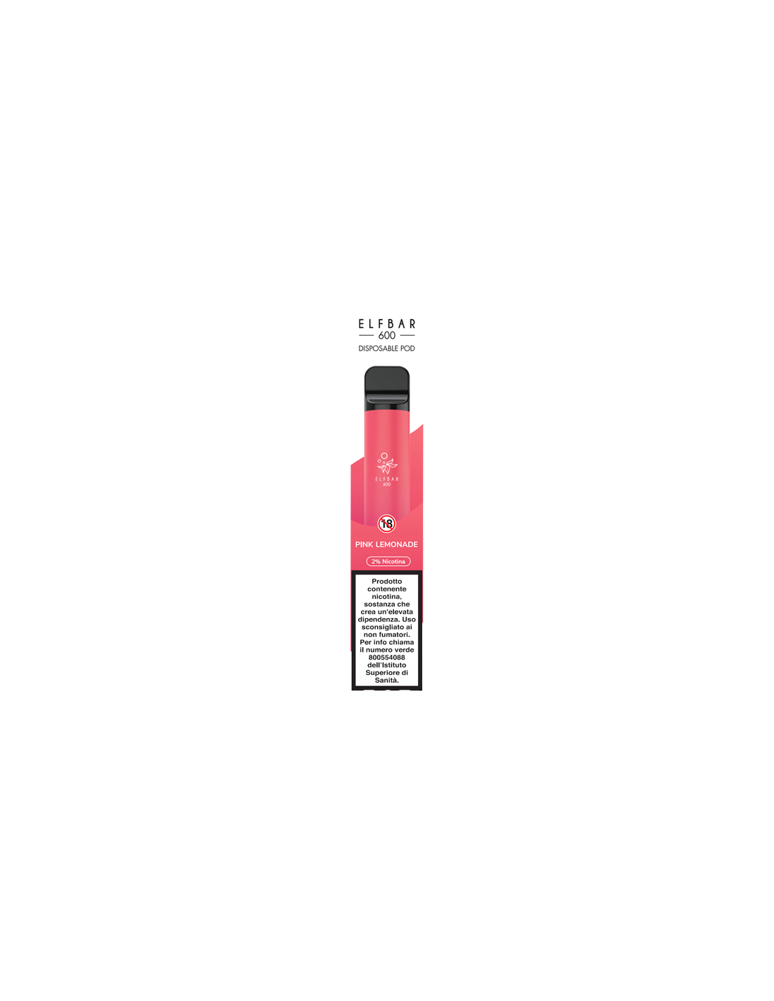 elf bar outlet - pink lemonade pod mod usa e getta - 600 puffs