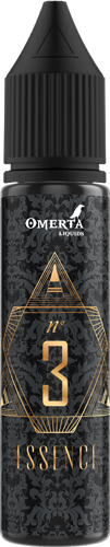 omerta liquids essence n.3 premium omerta aroma mini shot 10ml tabacco biscotto vaniglia