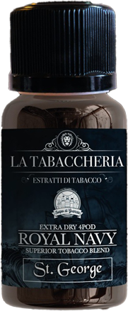 la tabaccheria st. george royal navy shot 30 aroma mini shot 10ml tabacco perique burley izmir latakia