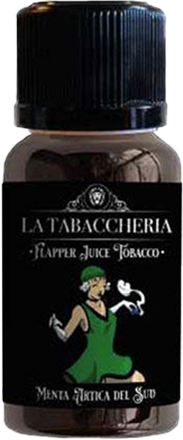 la tabaccheria menta artica del sud flapper juice tobacco shot 30 aroma mini shot 10ml tabacco menta