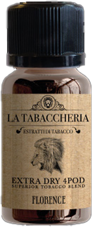 la tabaccheria florence extra dry 4 pod shot 60 liquido shot 20ml tabacco kentucky