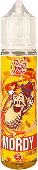 galactika mordy croccante toca juice liquido shot 20ml snack cioccolato noccioline caramello