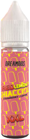 dreamods red lemon ghiaccioli xxl liquido shot 20ml fragola limone ghiaccio