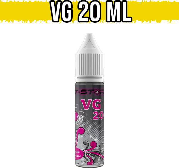 t-svapo glicerina vegetale 20ml t-star base full vg