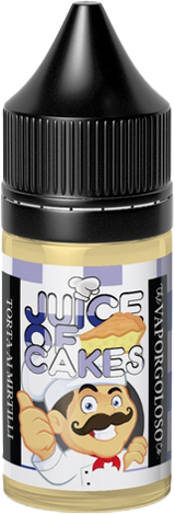 vapor goloso blueberry pie liquido shot 25ml torta marmellata mirtillo