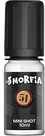 king liquid la smorfia n. 51 aroma mini shot 10ml biscotto pasta frolla crema latte vaniglia