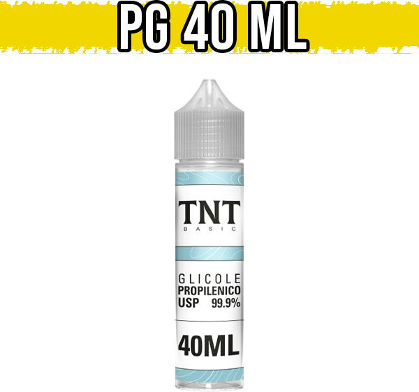 tnt vape glicole propilenico 40ml full pg