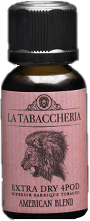 la tabaccheria american blend extra dry 4 pod shot 60 liquido shot 20ml tabacco virginia burley oriental