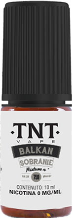 tnt vape balkan sobraine crystal mix liquido pronto 10ml tabacco latakia virginia