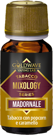 goldwave madornale mixology aroma concentrato 10ml tabacco pop corn caramello