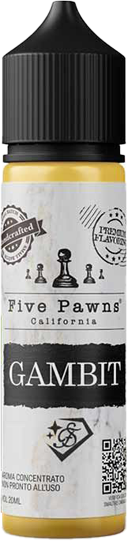 five pawns gambit liquido shot 20ml torta mela vaniglia caramello panna