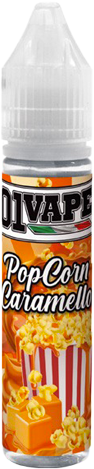 01 vape pop corn caramello liquido shot 20ml