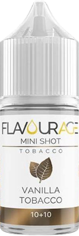 flavourage vanilla tobacco aroma mini shot 10ml tabacco vaniglia