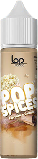 lop pop spices liquido shot 20ml pop corn cannella