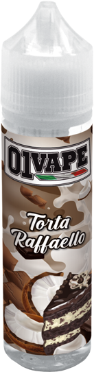 01 vape torta raffaello liquido shot 20ml cioccolato cocco