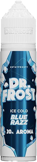 dr. frost blue razz ice cold liquido shot 20ml lampone blu ghiaccio