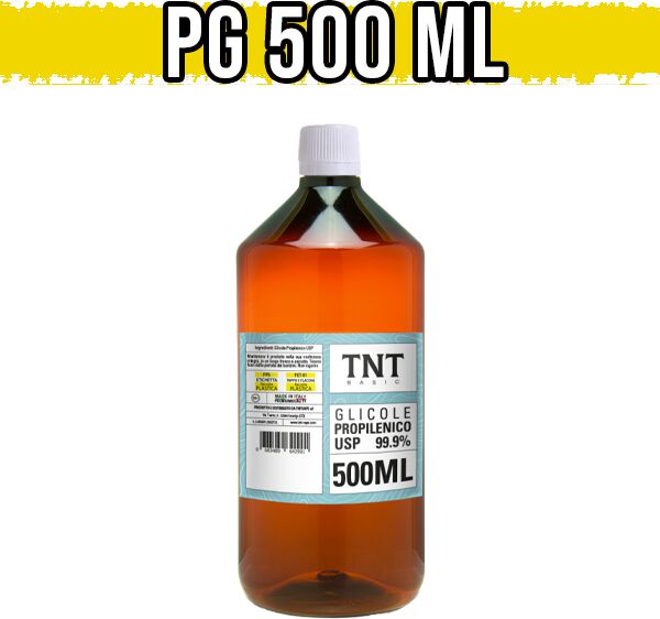 tnt vape glicole propilenico 500ml full pg