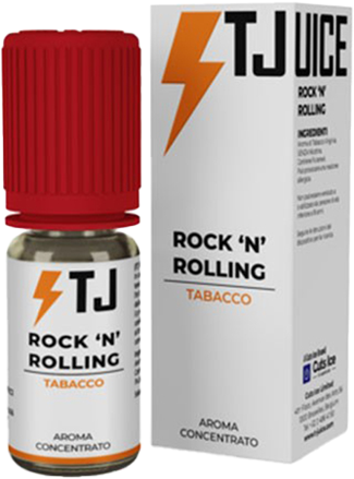 t-juice fine stock - rock n rolling aroma concentrato 10ml tabacco virginia