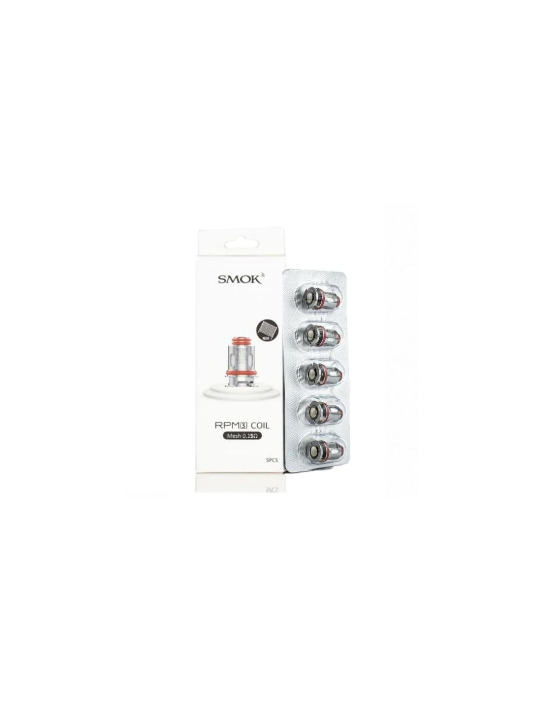 Smok Rpm 3 Coil Resistenze Ricambio - 5 Pezzi