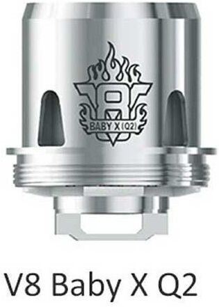 Smok V8 X-Baby Q2 Resistenza Head Coil Per Atomizzatore Tfv8 X-Baby - 3 Pezzi