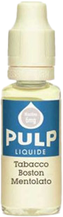 Pulp Boston Mentolato Liquido Pronto 10ml Tabacco Menta